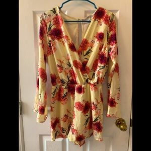 Gorgeous Charlotte Russe bell sleeve romper